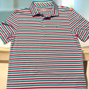 Vineyard Vines Performance Striped Polo
